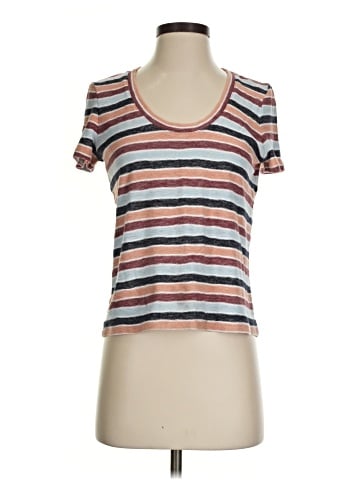 Madewell Alto Scoop Tee in Colborne Stripe (view 1)