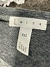 Leith Solid Gray Casual Dress Size XXS - photo 7