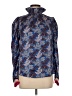 Manoush 100% Polyester Paisley Blue Long Sleeve Blouse Size 6 - photo 1