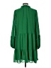 CeCe 100% Polyester Solid Green Casual Dress Size L - photo 2