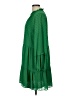 CeCe 100% Polyester Solid Green Casual Dress Size L - photo 5