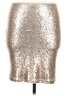 Lulus 100% Polyester Metallic Silver Formal Skirt Size M - photo 1