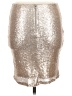 Lulus 100% Polyester Metallic Silver Formal Skirt Size M - photo 2