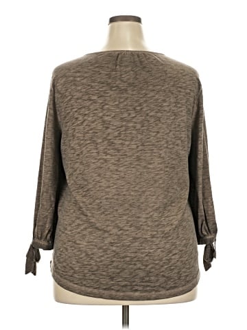 St. John's Bay 3/4 Sleeve T-Shirt (view 2)