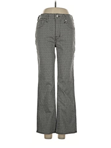 Madewell Kick Out Crop Jeans in Houndstooth Check (view 1)
