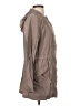 Express 100% Polyester Tan Trenchcoat Size S - photo 4