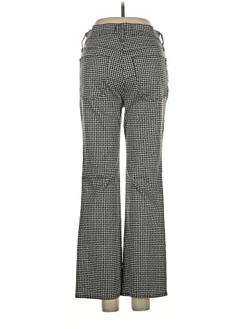 Madewell Kick Out Crop Jeans in Houndstooth Check (view 2)