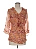 ICE Orange 3/4 Sleeve Blouse Size M (estimated) - photo 1