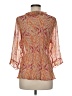ICE Orange 3/4 Sleeve Blouse Size M (estimated) - photo 2