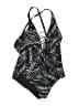 MICHAEL Michael Kors Graphic Black One Piece Swimsuit Size 12 - photo 1