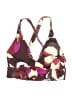 Athleta Print Burgundy Swimsuit Top Size S - photo 1
