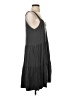 Splendid Solid Gray Casual Dress Size S - photo 4