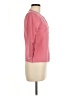 August Silk Pink Silk Cardigan Size M - photo 4