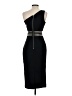 Nicholas Solid Black Cocktail Dress Size 4 - photo 2