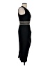 Nicholas Solid Black Cocktail Dress Size 4 - photo 4
