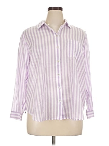 J.Jill 3/4 Sleeve Button-Down Shirt (view 1)