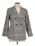 Ann Taylor LOFT Outlet Plaid Gray Blazer Size 12 Petite - photo 1