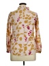 Boden Print Gold Ivory Long Sleeve Blouse Size XL - photo 2