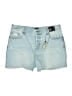 Express Blue Denim Shorts Size 12 - photo 1