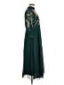 ASOS 100% Polyester Floral Teal Cocktail Dress Size 6 - photo 4