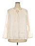 LC Lauren Conrad 100% Polyester Ivory Long Sleeve Blouse Size XXL - photo 1