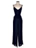 Forever 21 Contemporary 100% Polyester Solid Blue Jumpsuit Size S - photo 1