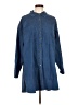 Universal Standard Blue 3/4 Sleeve Button-Down Shirt Size 12 (XS) - photo 1