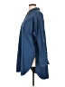 Universal Standard Blue 3/4 Sleeve Button-Down Shirt Size 12 (XS) - photo 5