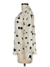 Who What Wear 100% Polyester Floral Ivory Long Sleeve Blouse Size M - photo 5