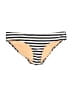 J.Crew Stripes Gold Swimsuit Bottoms Size M - photo 1