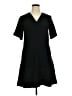 Cos 100% Polyester Solid Black Casual Dress Size 14 - photo 1