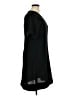 Cos 100% Polyester Solid Black Casual Dress Size 14 - photo 4