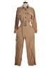 Zara Solid Tan Jumpsuit Size M - photo 1