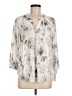 Alfred Dunner Ivory 3/4 Sleeve Blouse Size M - photo 1
