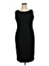 Kasper Solid Black Cocktail Dress Size 0X (estimated) - photo 1