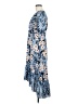 Donna Morgan 100% Polyester Floral Multi Color Blue Casual Dress Size 6 - photo 5