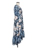 Donna Morgan 100% Polyester Floral Multi Color Blue Casual Dress Size 6 - photo 4