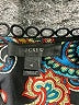 J.Crew 100% Silk Paisley Black Long Sleeve Silk Top Size 4 - photo 7