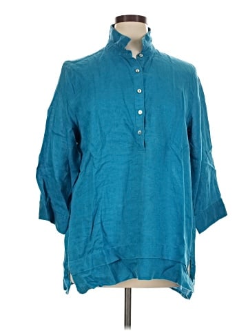 J.Jill 3/4 Sleeve Button-Down Shirt (view 1)