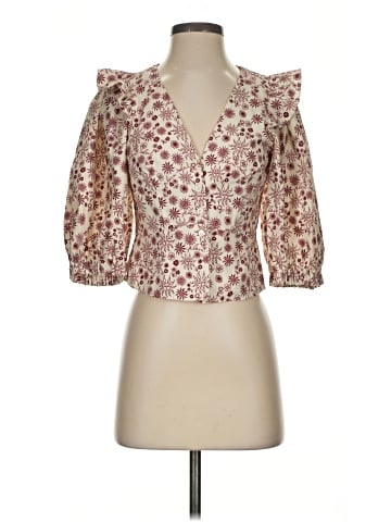 Sandro 3/4 Sleeve Blouse (view 1)
