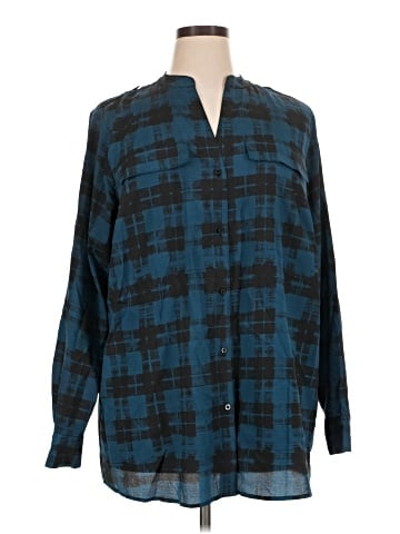 Calvin Klein Long Sleeve Blouse (view 1)