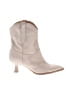 Dolce Vita 100% Leather Ivory Ankle Boots Size 9 - photo 1
