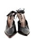BCBGMAXAZRIA 100% Leather Black Heels Size 7 1/2 - photo 2