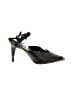 BCBGMAXAZRIA 100% Leather Black Heels Size 7 1/2 - photo 1