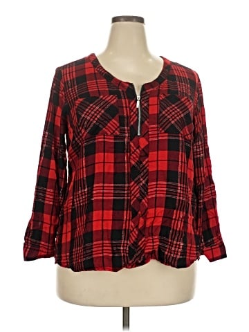 Cato 3/4 Sleeve Blouse (view 1)