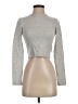 TNA Silver Long Sleeve Turtleneck Size S - photo 1