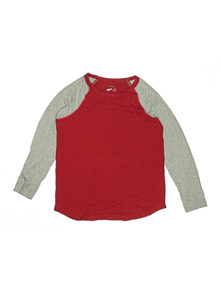 Pre-owned Primary Clothing Kids' 3/4 Sleeve T-shirt In Red