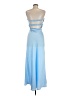 Cotton Candy LA 100% Polyester Blue Cocktail Dress Size M - photo 2