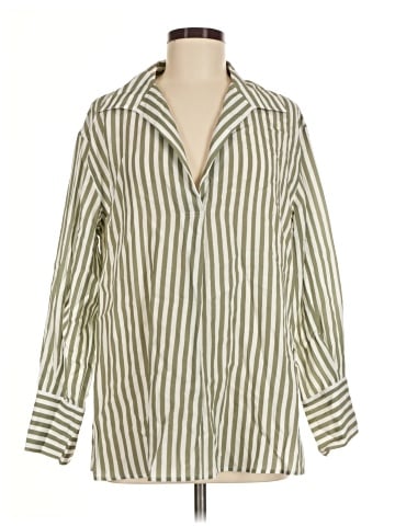 Vince. 3/4 Sleeve Button-Down Shirt (view 1)