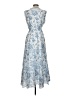 Max Studio 100% Cotton Paisley Blue Cocktail Dress Size XXS (estimated) - photo 2